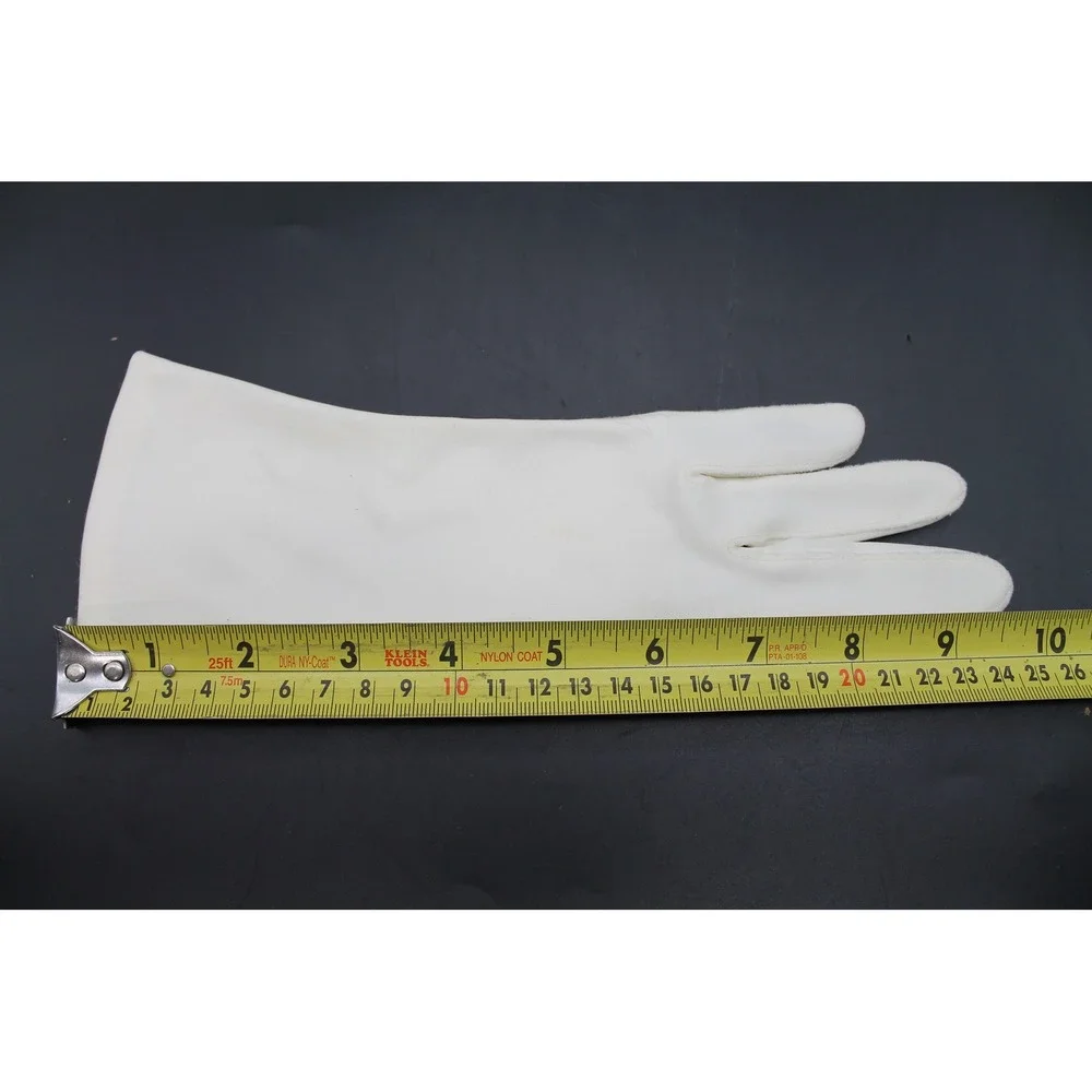 Vintage White Formal Evening Dress Gloves Forearm Length Approx 10